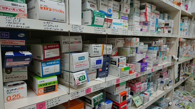 薬棚の写真